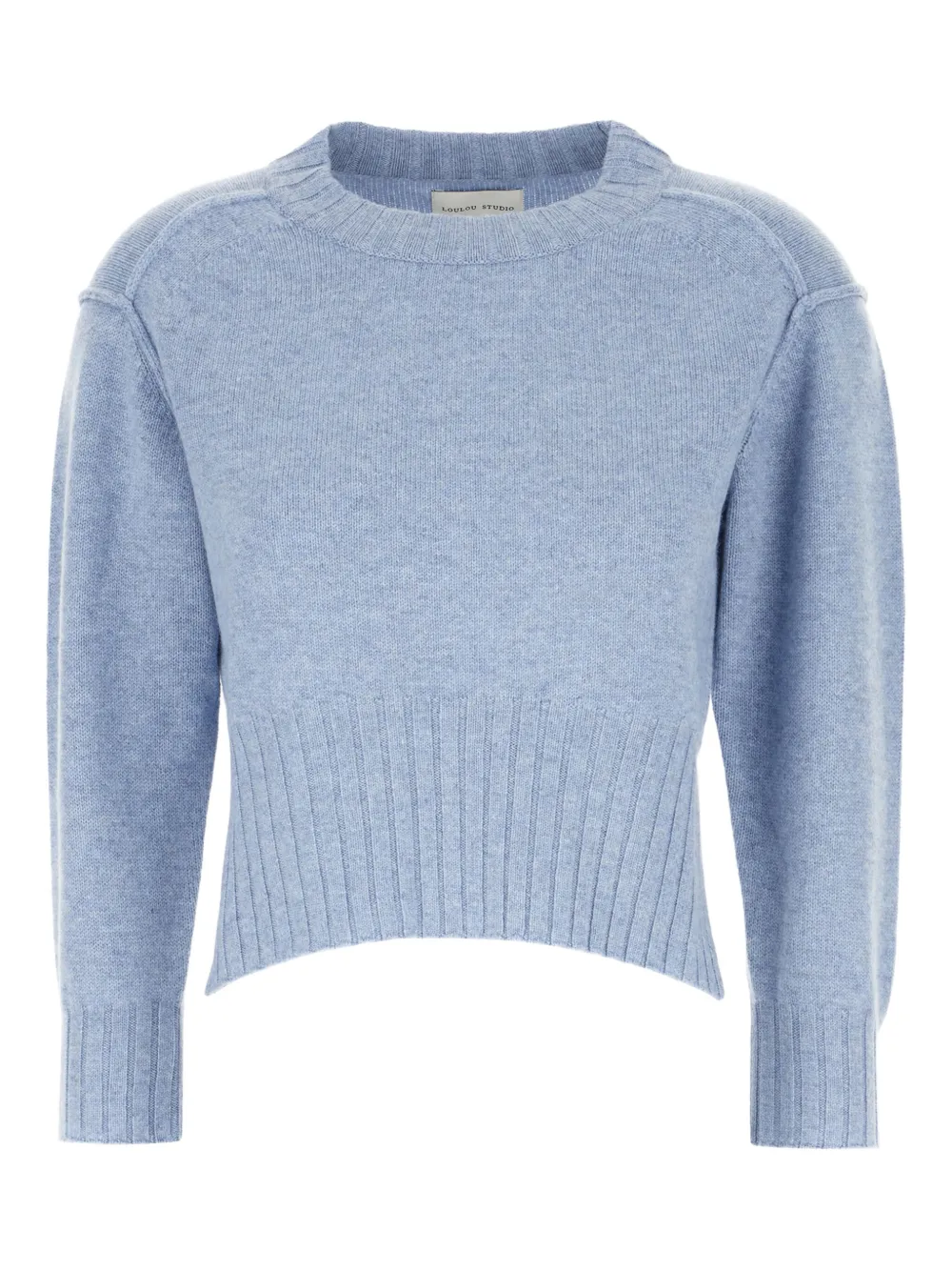 Lian ribbed-hem cashmere sweater