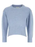 LouLou de Saison Lian ribbed-hem cashmere sweater - Blue