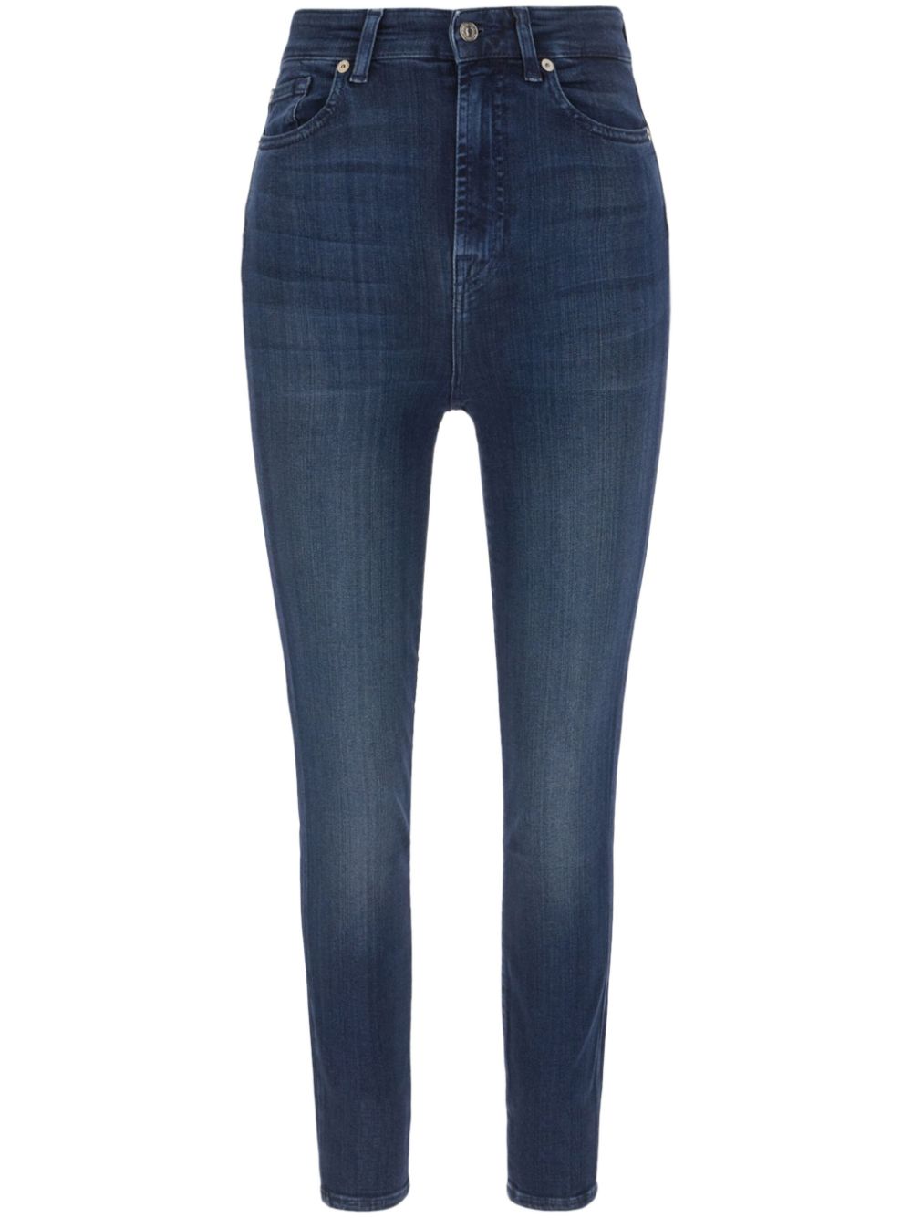 high-rise skinny jeans