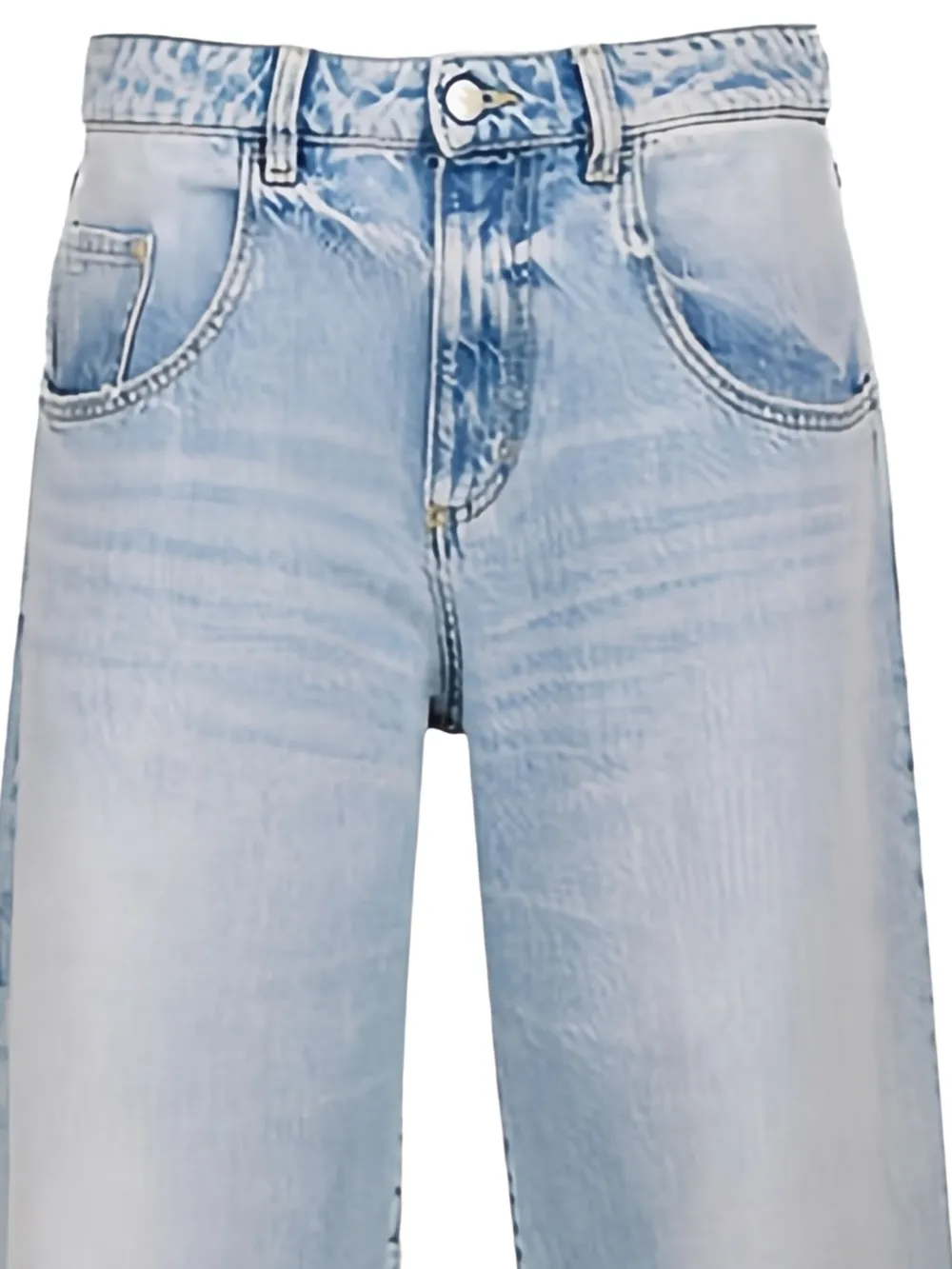ICON DENIM knee-rip wide-leg jeans | Jeans amples | Image 2