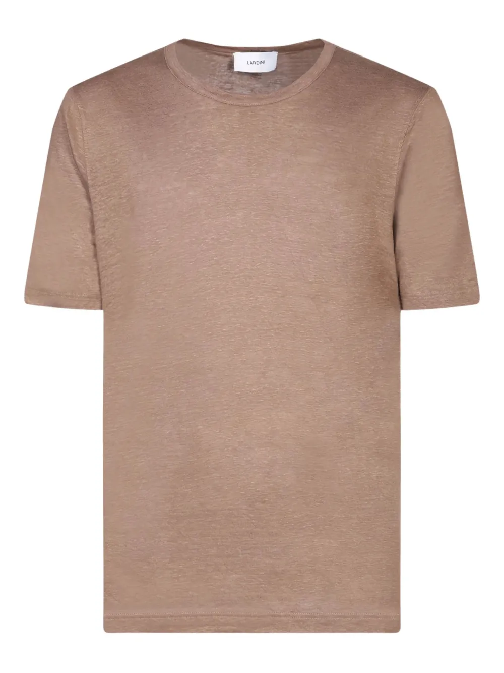 Lardini linen crew-neck T-shirt | Neutrals | Image 1