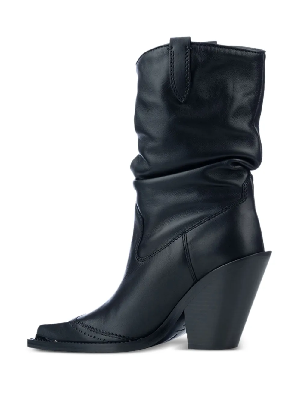 Ermanno Scervino cowboy boots Black