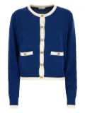 Ballantyne buttoned cropped cardigan - Blue