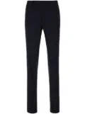 Zegna pressed-crease tapered trousers - Blue
