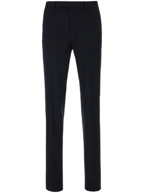 Zegna pressed-crease tapered trousers 