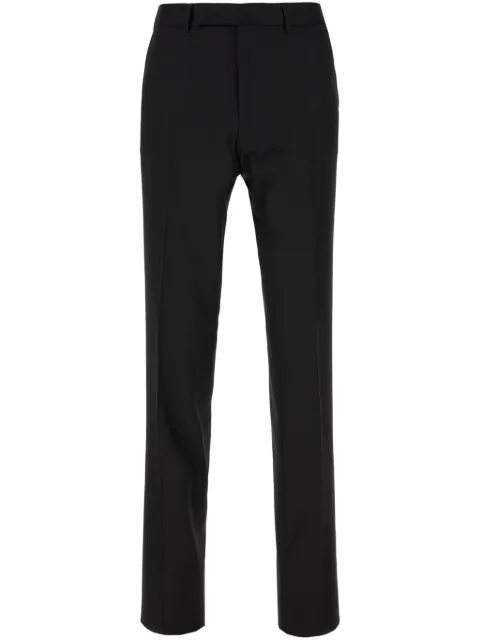 Zegna pressed-crease tapered trousers 