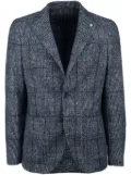 L.B.M. 1911 plaid blazer - Blue