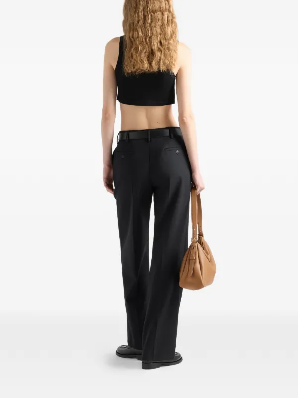 Prada トライアングルロゴ タンクトップ | ブラック | FARFETCH JP