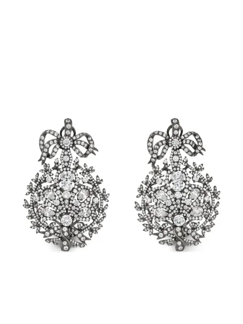 Anabela Chan 18kt black gold Mirage diamond earrings