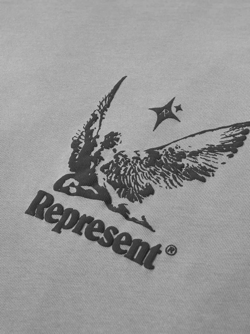 Represent T-shirt met print Grijs