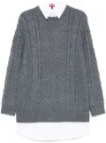 STAUD Aldrin mini dress - Grey