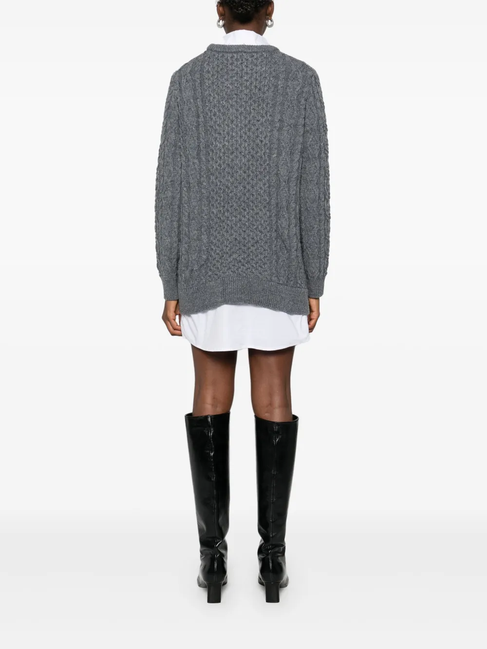 STAUD Aldrin mini-jurk Grijs