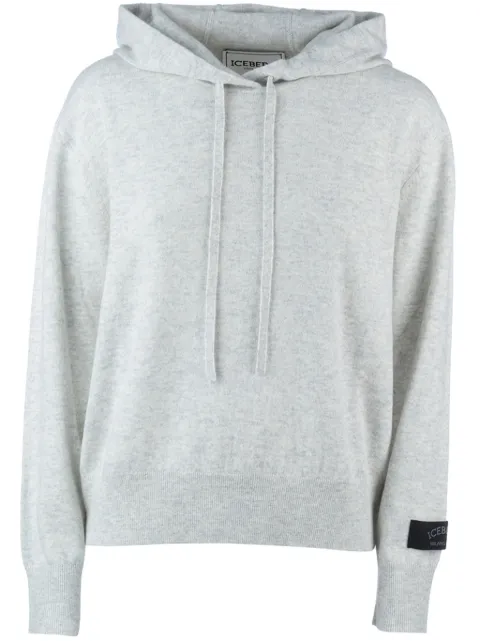Iceberg Hoodie mit Logo-Patch