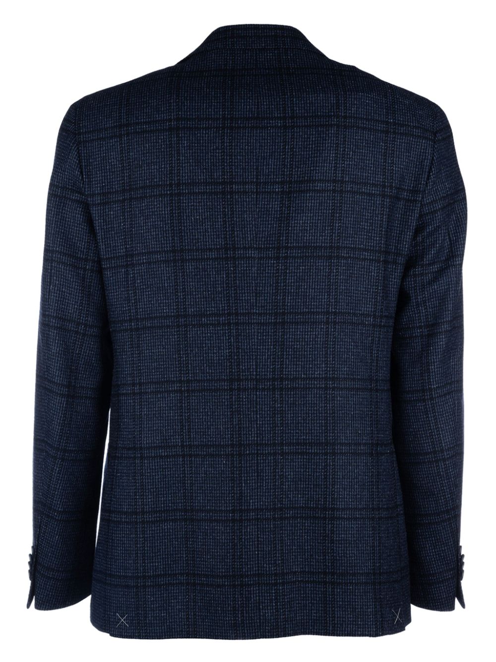 Corneliani Geruite blazer Blauw