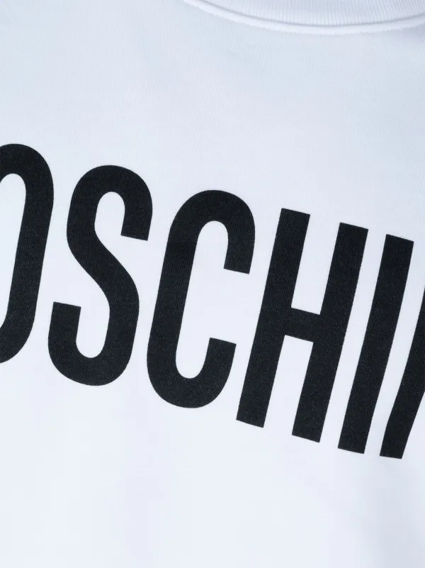 Moschino ロゴ スウェットシャツ | ホワイト | FARFETCH JP