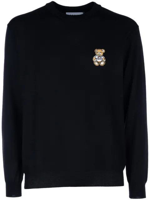 Moschino Teddy Bear-appliqué jumper