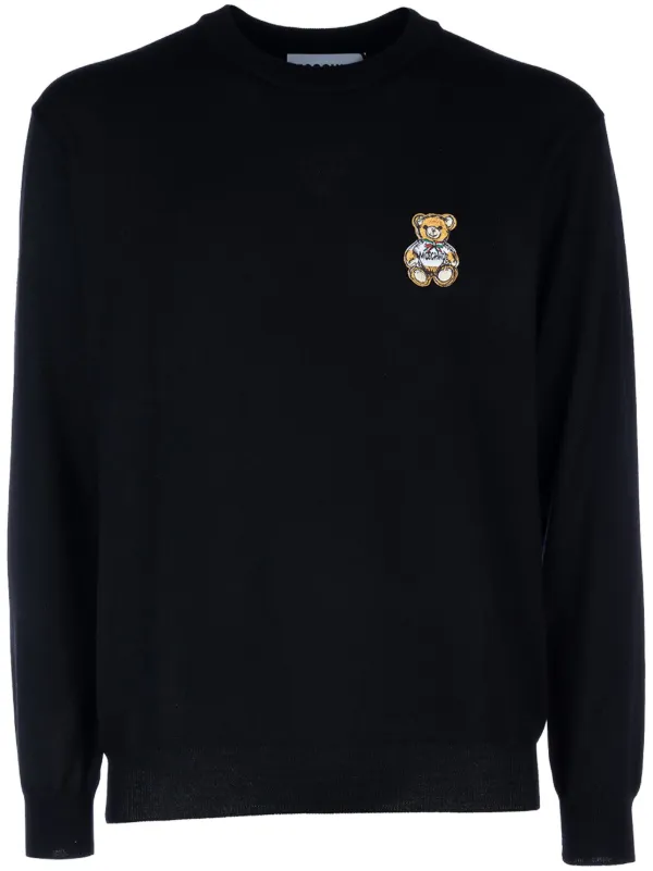 Moschino jumper black on sale