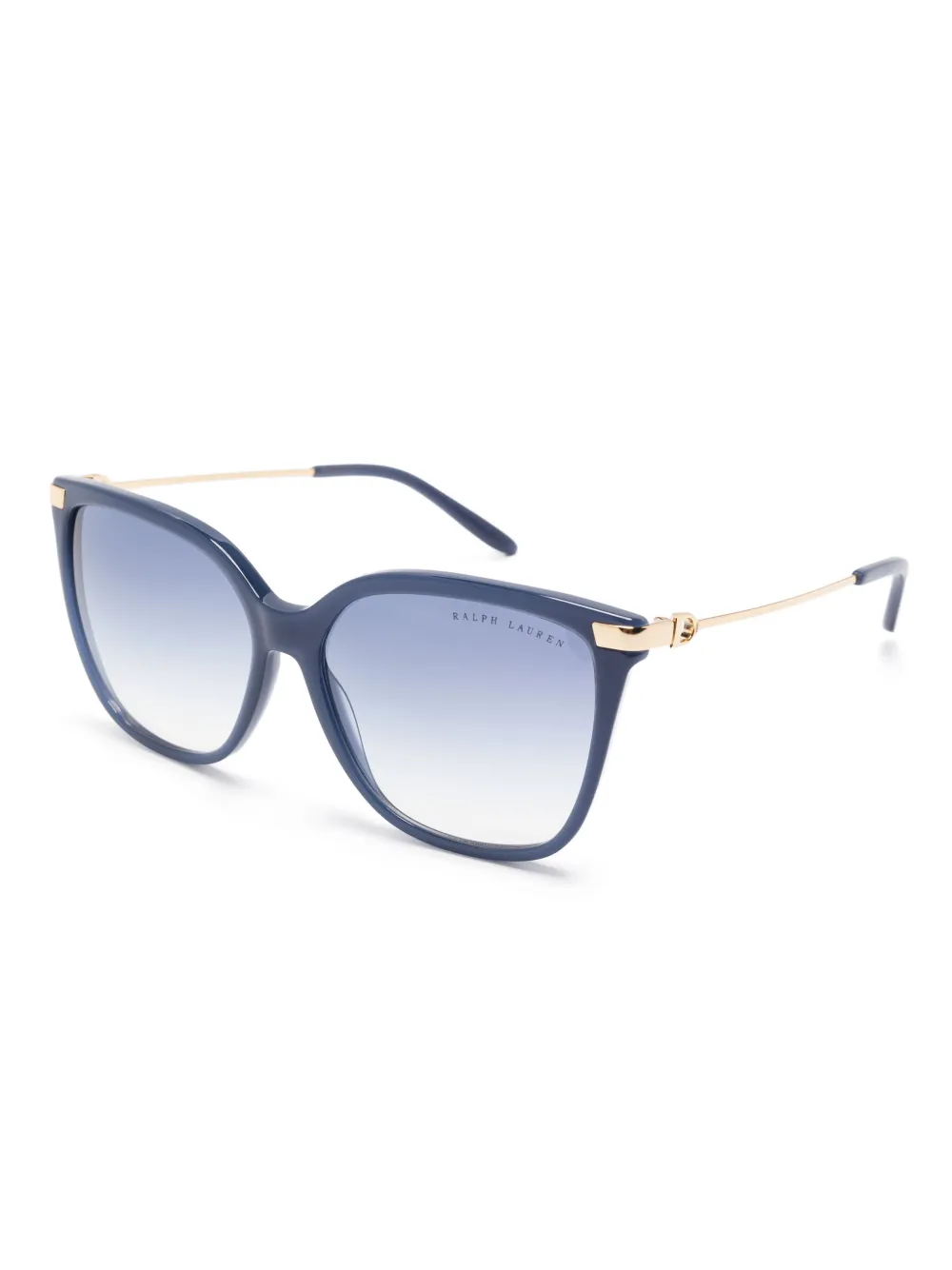Polo Ralph Lauren Zonnebril met vierkant montuur - Blauw