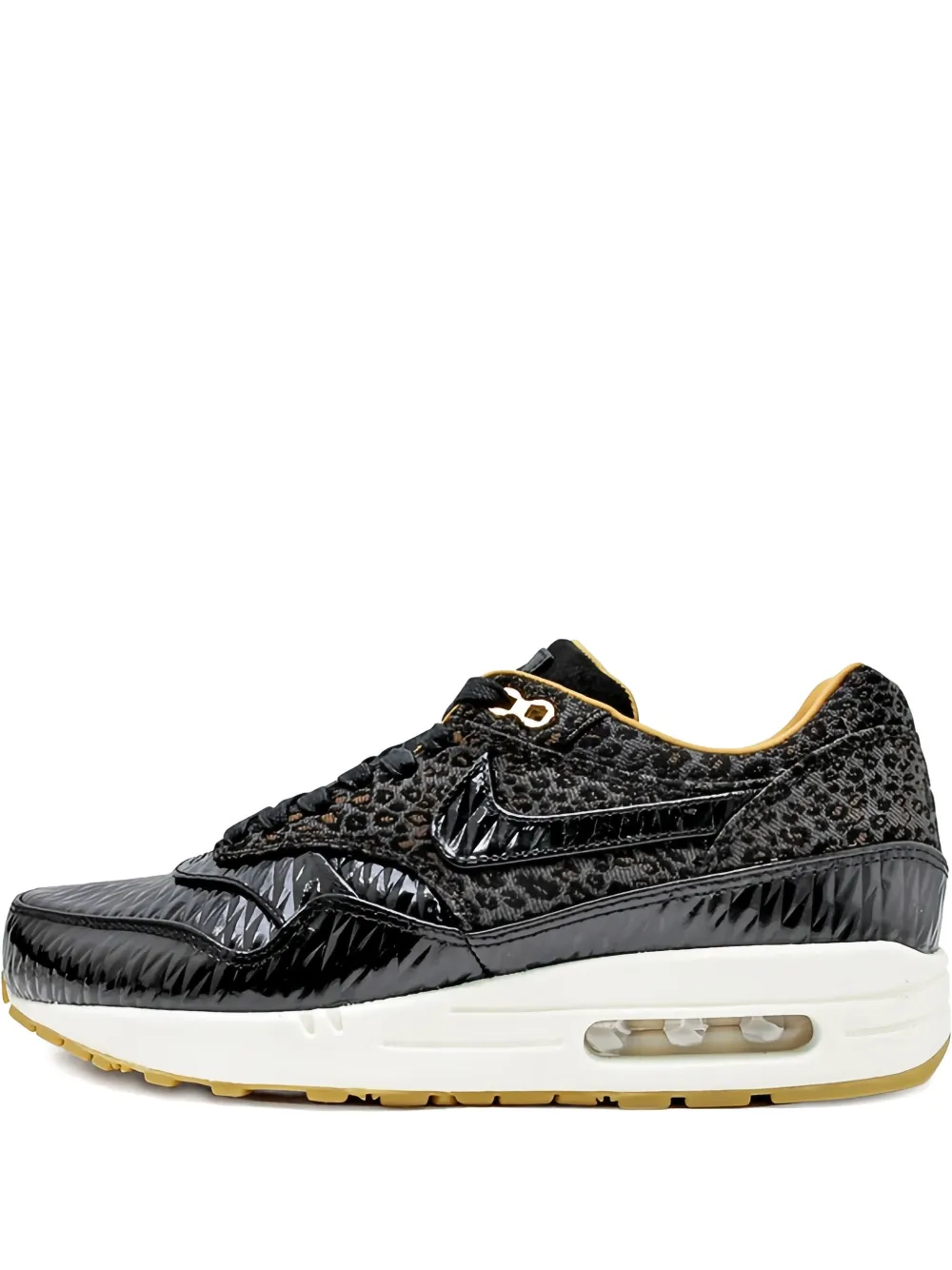 Nike Air Max 1 "FB Woven White Metallic Gold" sneakers Black