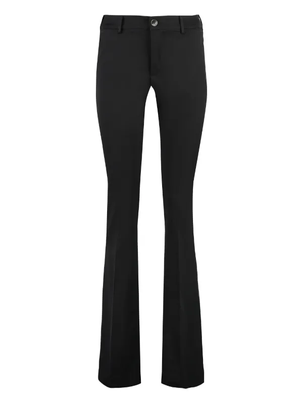 PT Torino Elsa Flared Trousers in Black