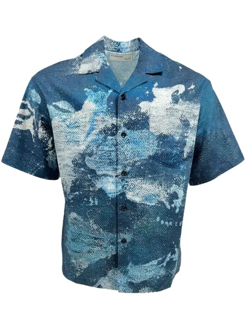 DOMREBEL chemise The Deep - Bleu - DOMREBEL - Modalova