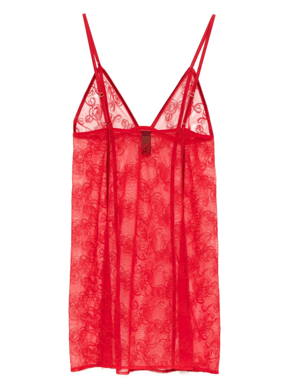 Kiki de Montparnasse LA rose slip dress - Red