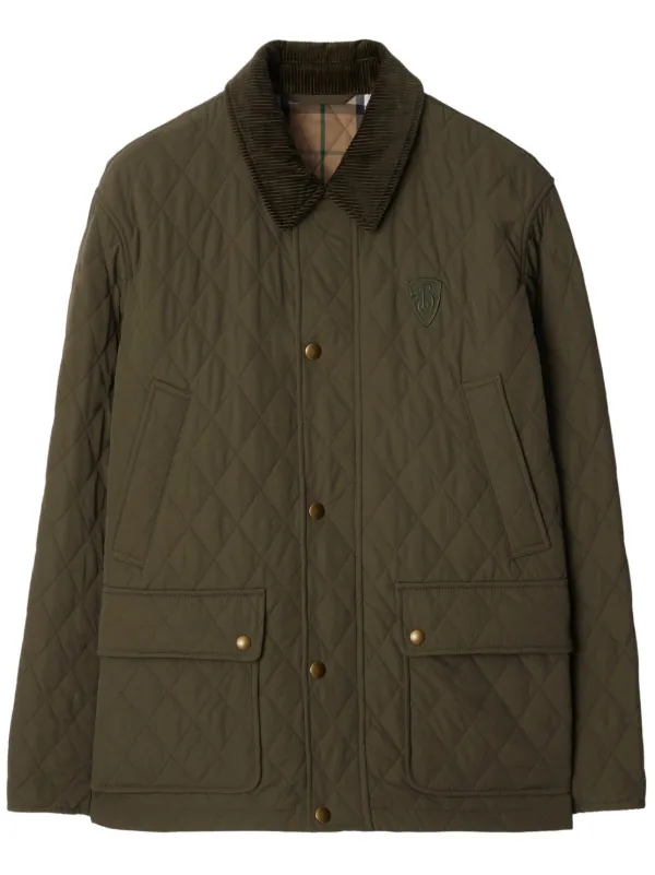 Burberry Olive on sale green and brown Jacket