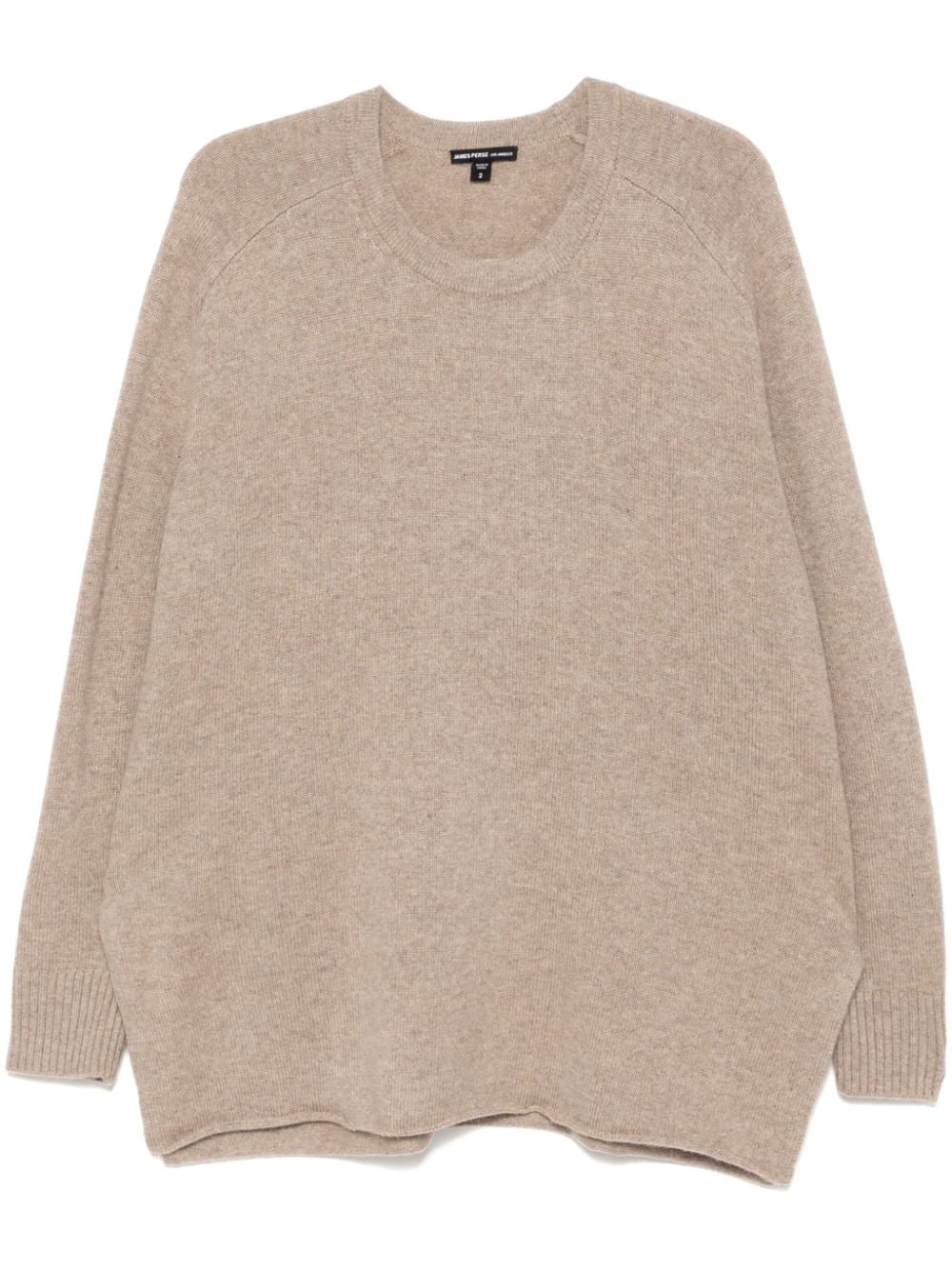 cashmere side-slits jumper