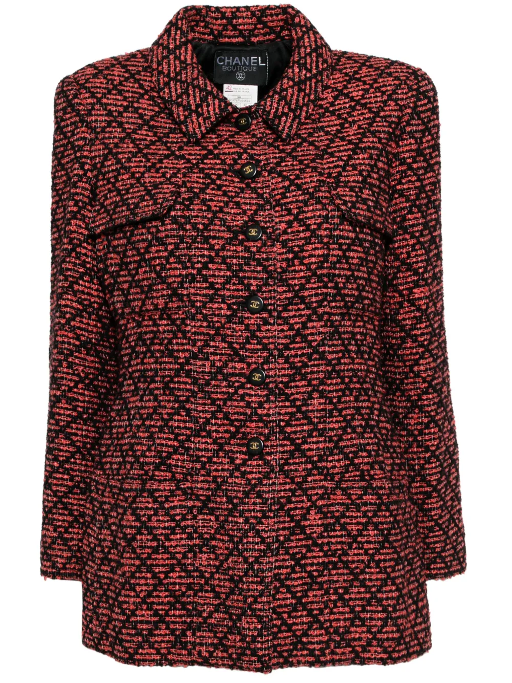 CHANEL Pre-Owned chamarra con botones 1995 | rojo | Image 1