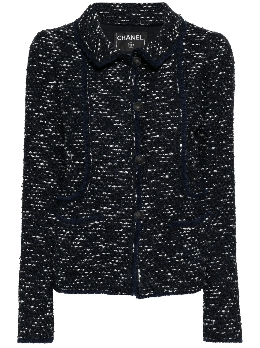 CHANEL Pre-Owned 2004 single-breasted jacket – Black