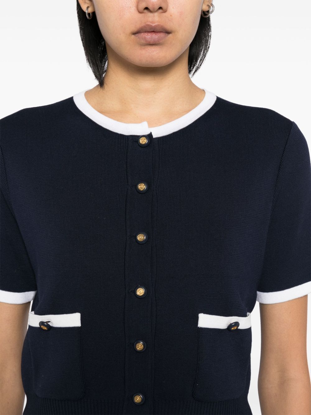 CHANEL 1990-2000s short-sleeved cardigan Women