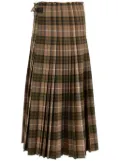 Burberry checked maxi skirt - Neutrals