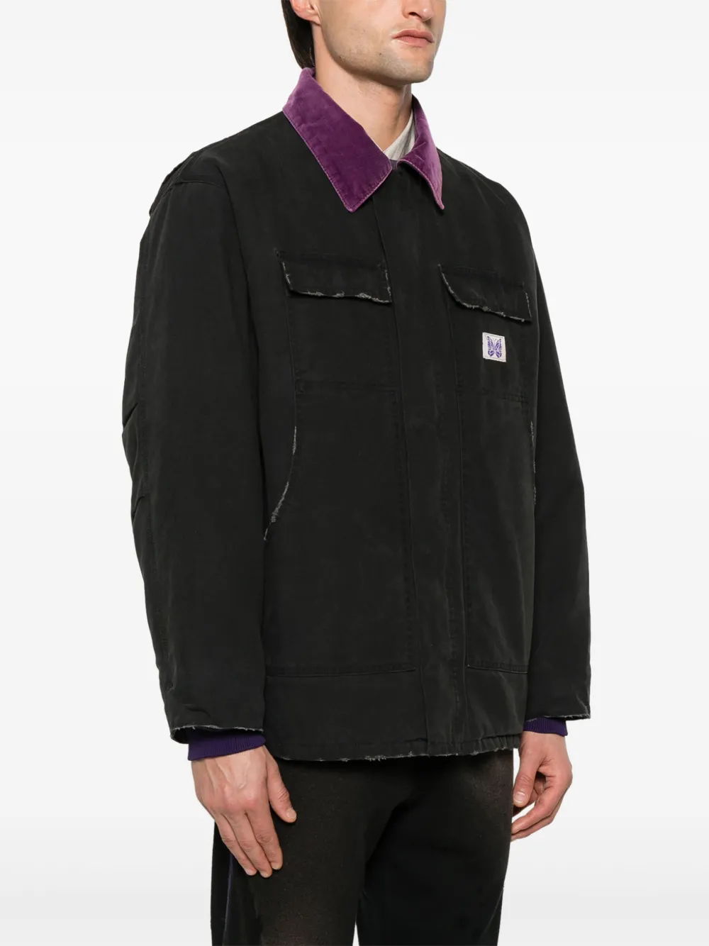 Needles Canvas shirtjack Zwart