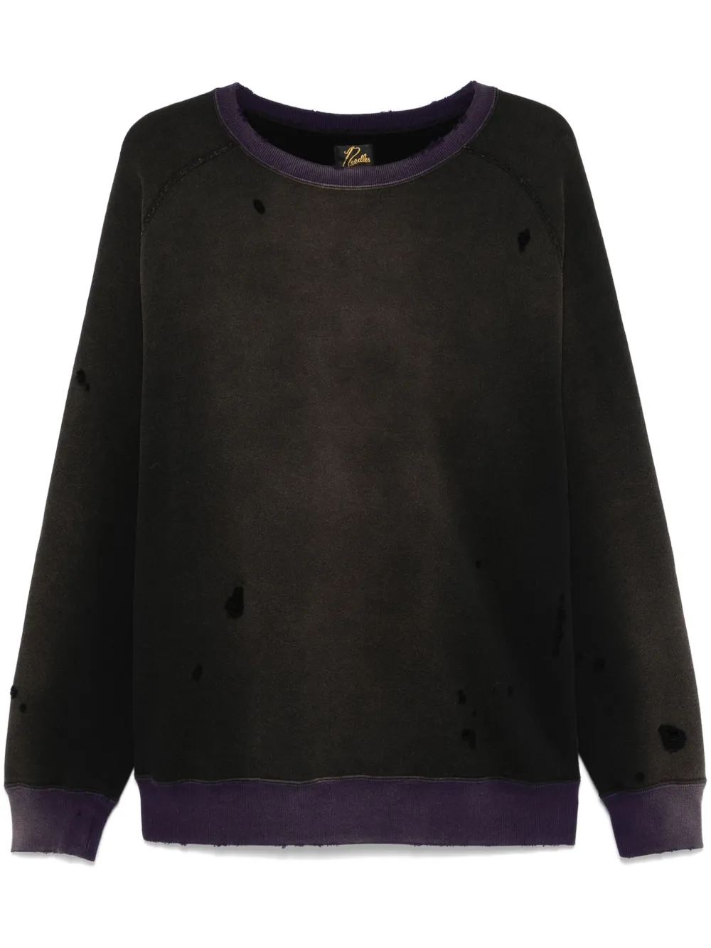 Needles ripped sweatshirts - Black