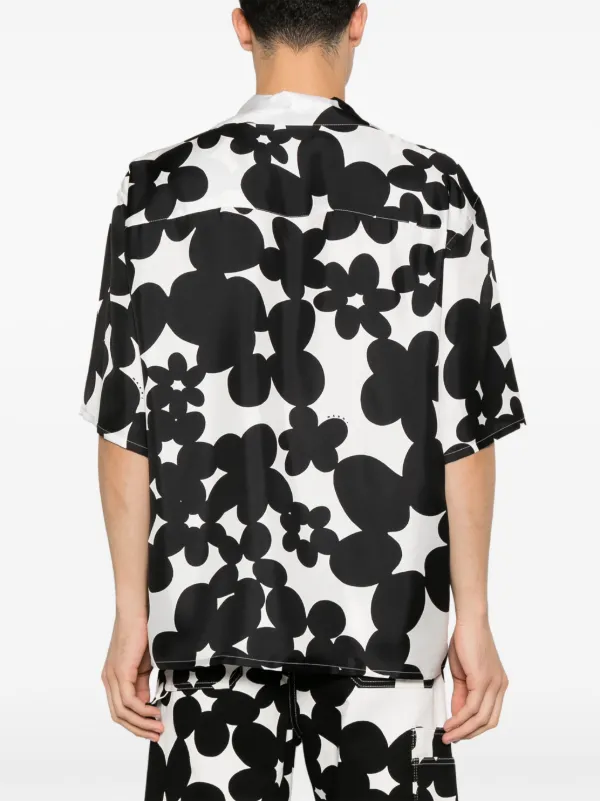 Marni フローラル シャツ | ブラック | FARFETCH JP