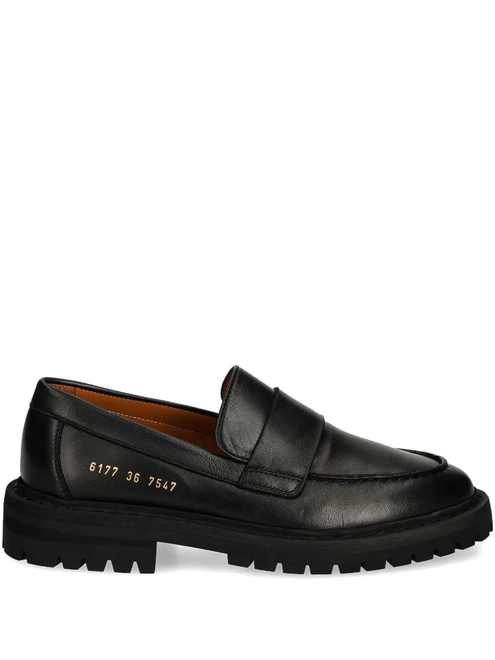 Common Projects leather loafers Black