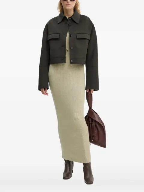 Nanushka buttoned flap-pocket jacket