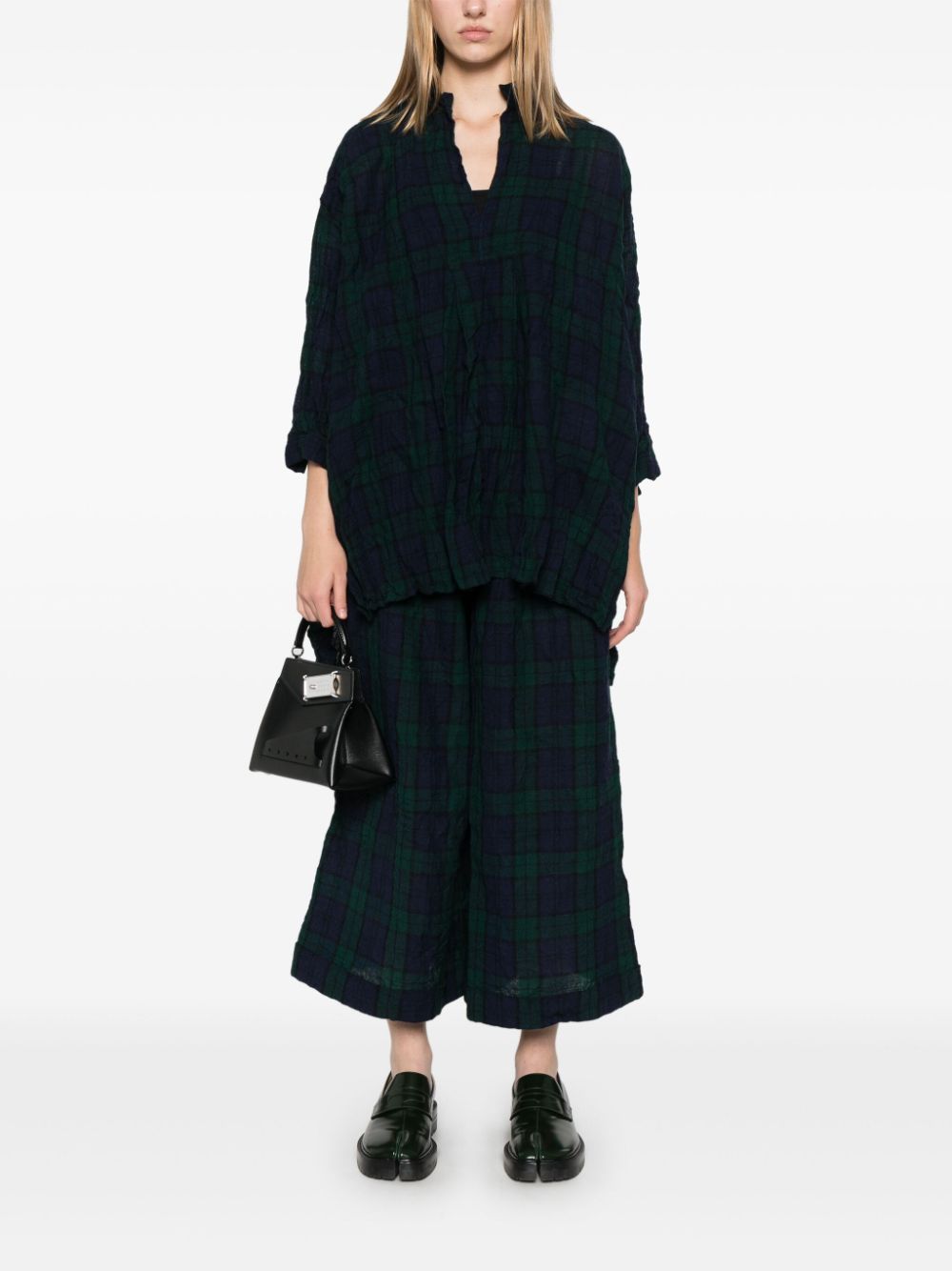 DANIELA GREGIS TARTAN TROUSERS 