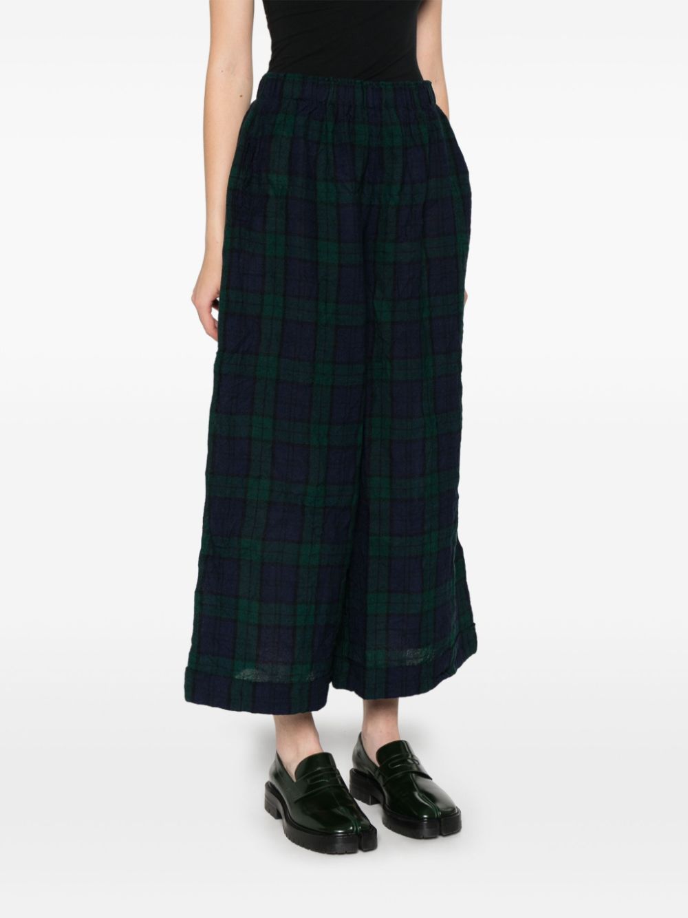 DANIELA GREGIS TARTAN TROUSERS 