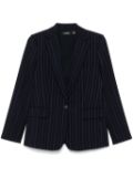 Lauren Ralph Lauren pinstriped blazer - Blue