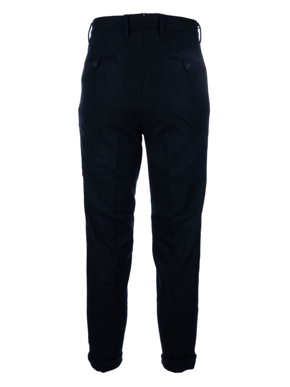 Incotex pressed-crease trousers - Zwart