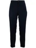 Incotex pressed-crease trousers - Black