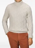 Zanone cable-knit sweater - Neutrals