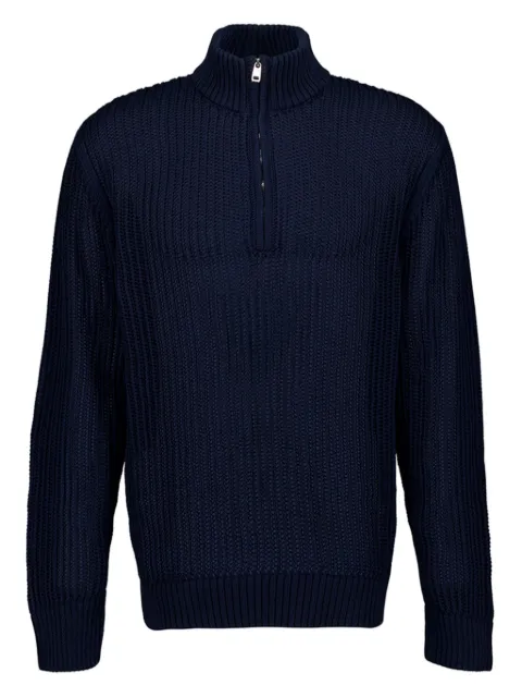 Frescobol Carioca half-zip knit sweater