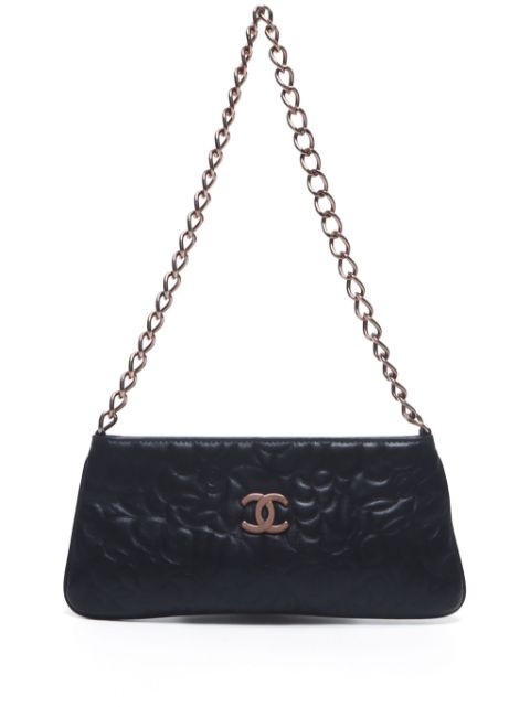 HOT SALE CHANEL 2003-2004 small Camellia chain shoulder bag Women