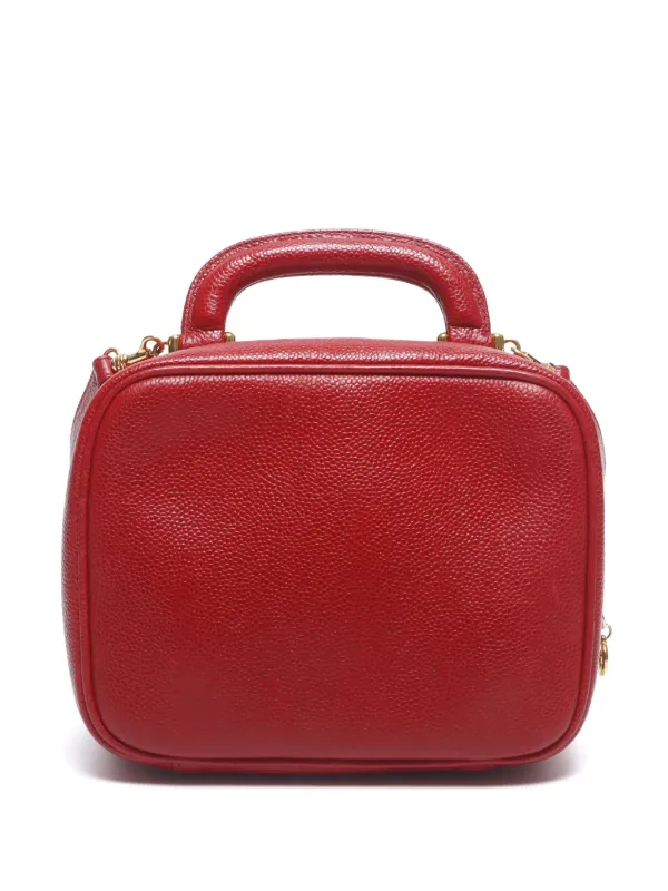 CHANEL Pre-Owned 1994-2000 ココマーク 2way バニティバッグ | レッド  