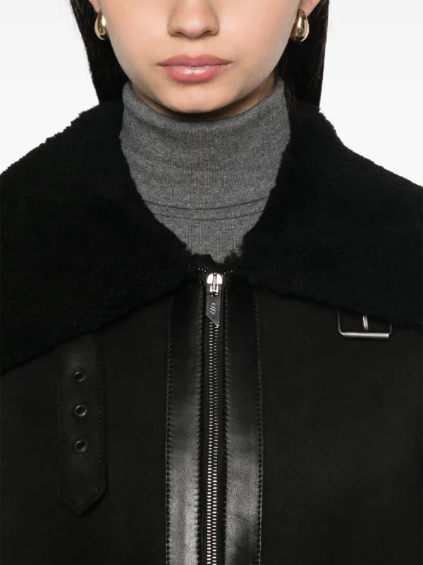 ジャケット SALVATORE SANTORO Women Jackets 48099 D BLACK Salvatore Santoro Leather Jacket | Black | FARFETCH BH