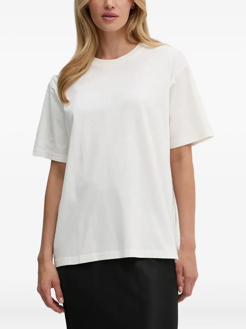 Nanushka logo-embroidered short-sleeve T-shirt | T-Shirts & Jersey Shirts | Image 2