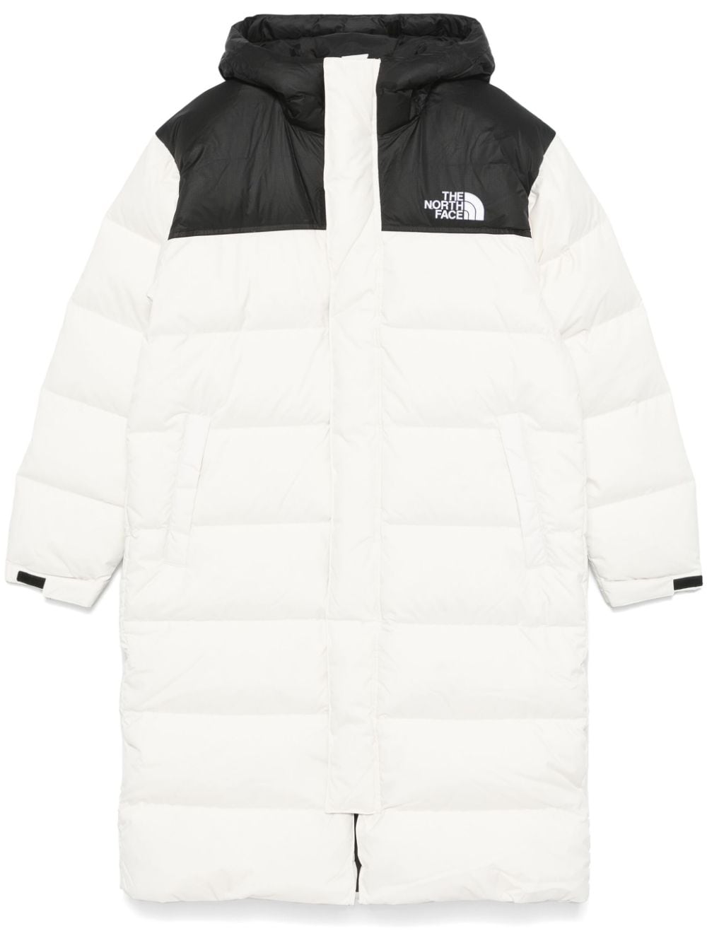 Shop The North Face Nuptse Coat In White