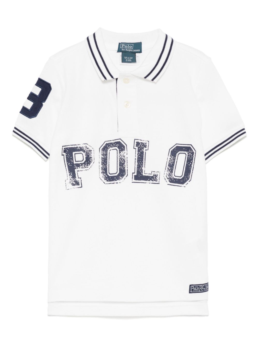 POLO RALPH LAUREN KIDS Poloshirt met logoprint Wit